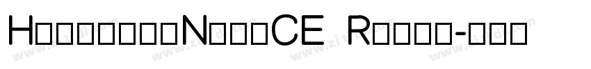 HeweticaNeueCE Roman字体转换